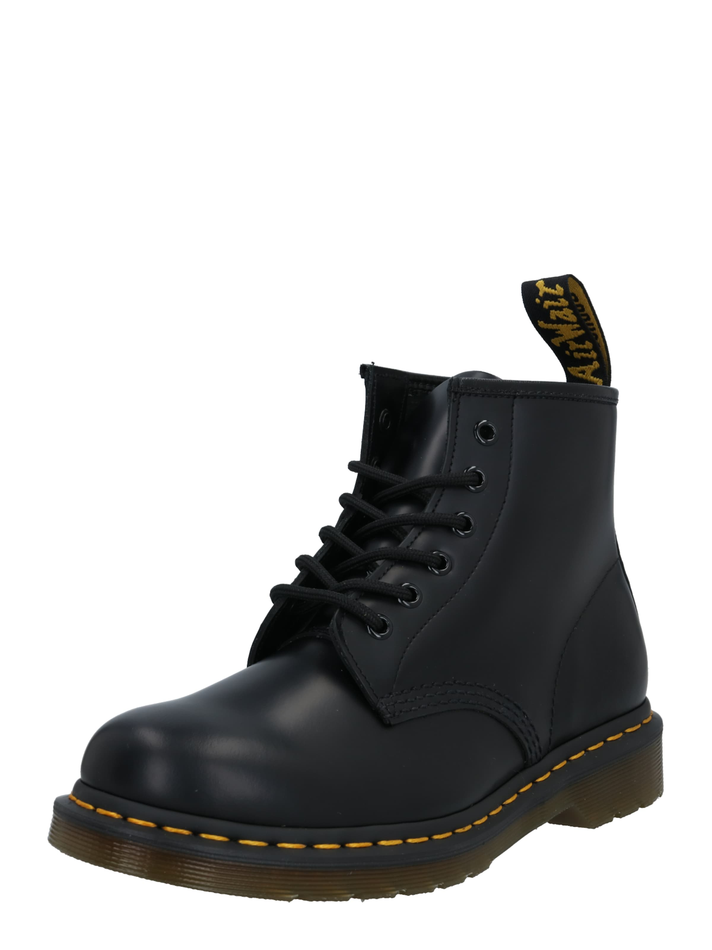 Boots stringati di Dr. Martens in nero: frontale