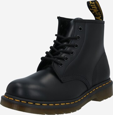 Dr. Martens - Botas com atacadores em preto: frente