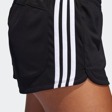 ADIDAS SPORTSWEAR regular Παντελόνι φόρμας 'Pacer 3-Stripes ' σε μαύρο