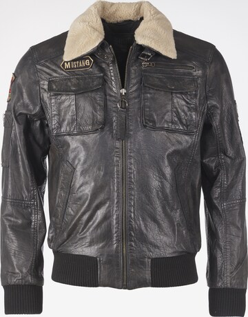 MUSTANG Between-Season Jacket 'Karlstad' in Black: front