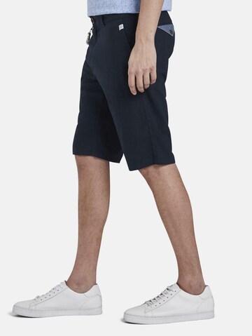 TOM TAILOR Slimfit Shorts in Blau: predná strana