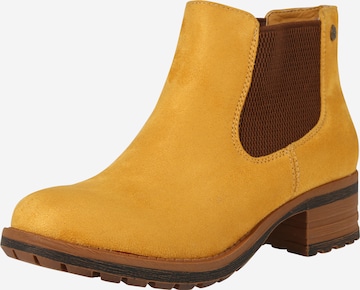 Chelsea Boots Rieker en jaune : devant