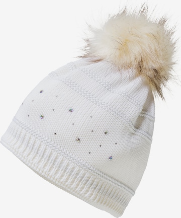 MAXIMO Beanie in White: front