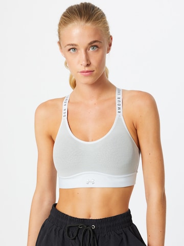 UNDER ARMOUR Bustier Urheilurintaliivit 'Infinity' värissä harmaa: edessä