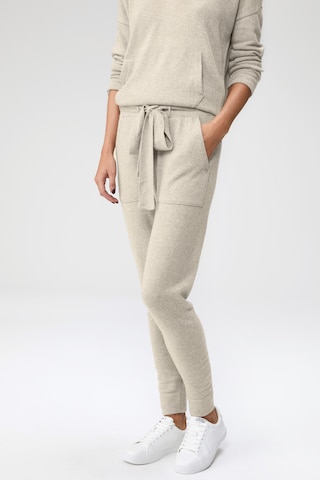 LeGer by Lena Gercke Tapered Broek 'Lou' in Beige: voorkant