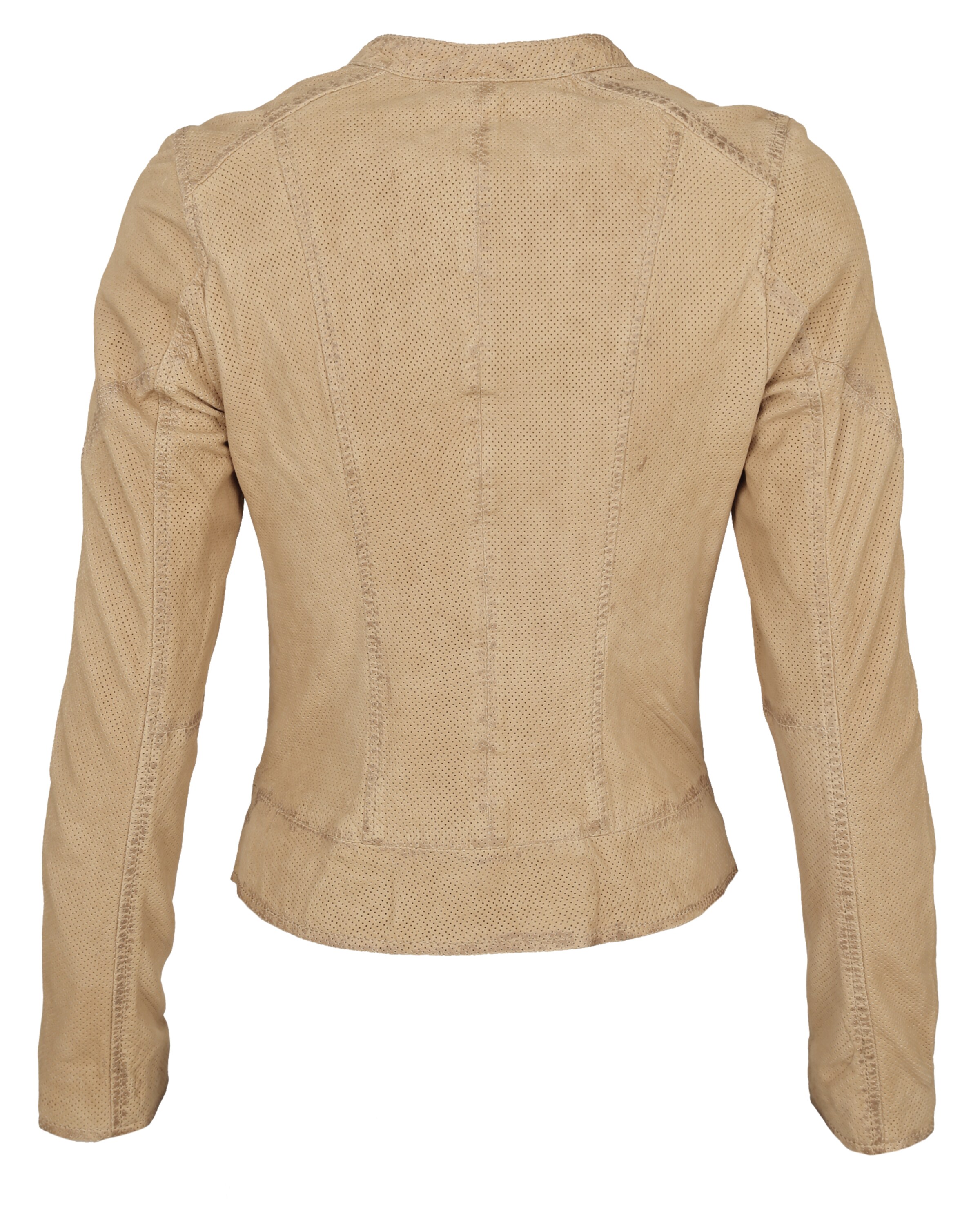 Maze Lederjacke perforiert ' Mabel ' in Beige