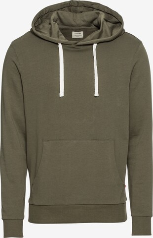 JACK & JONES Sweatshirt 'Holmen' in Green: front