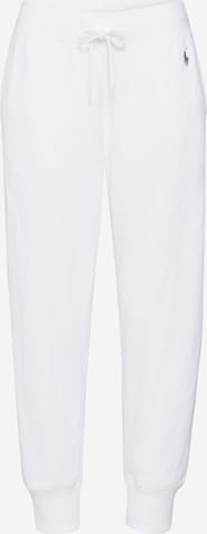 Tapered Pantaloni di Polo Ralph Lauren in bianco: frontale
