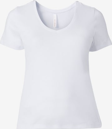 SHEEGO - Camiseta en blanco: frente