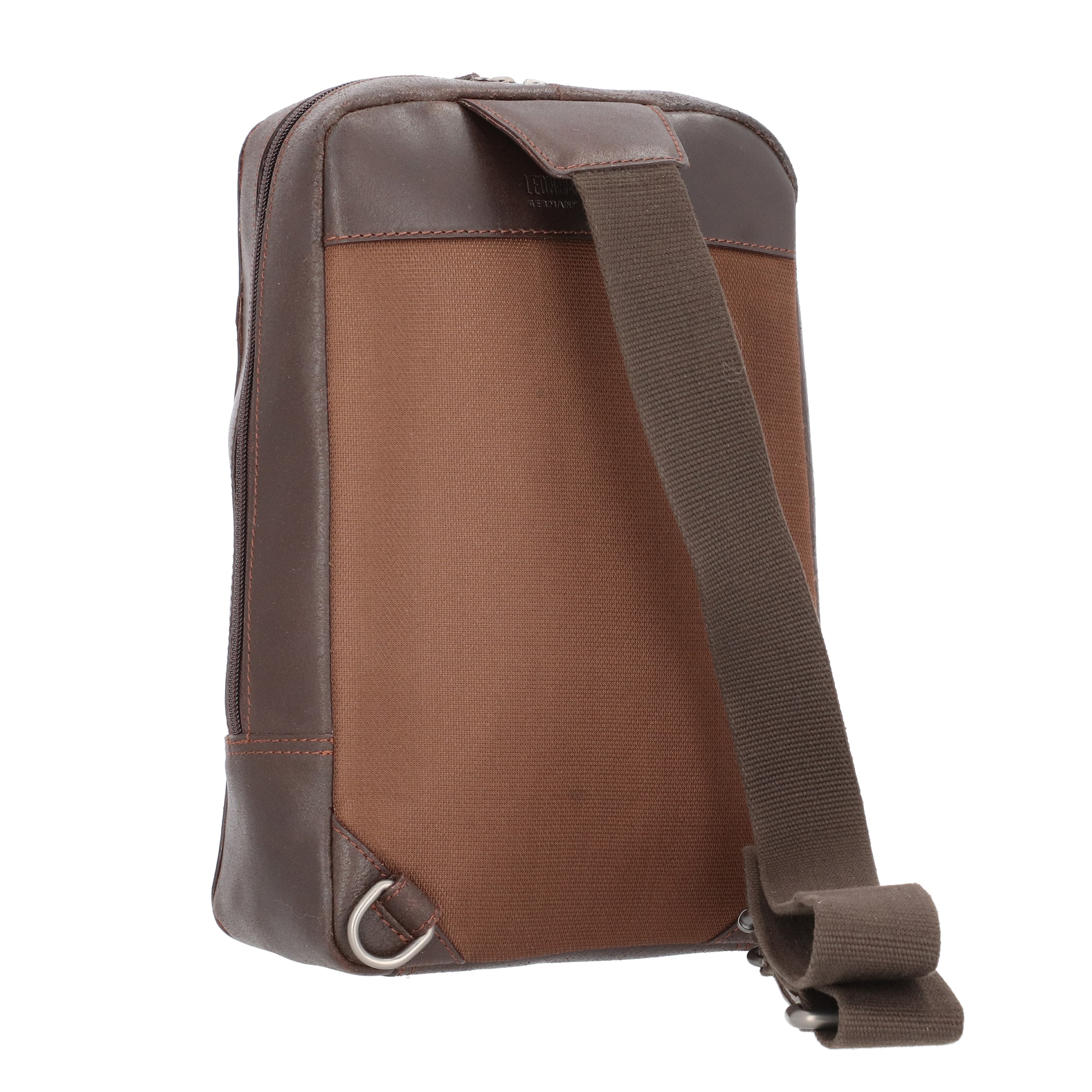 LEONHARD HEYDEN Schoudertas 'Dakota' in Bruin