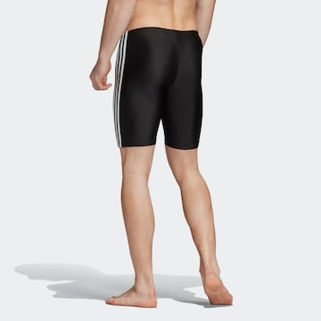 ADIDAS SPORTSWEAR Athletic Swim Trunks '3-Stripes Jammers' in Black