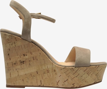 EVITA Sandalen met riem in Beige