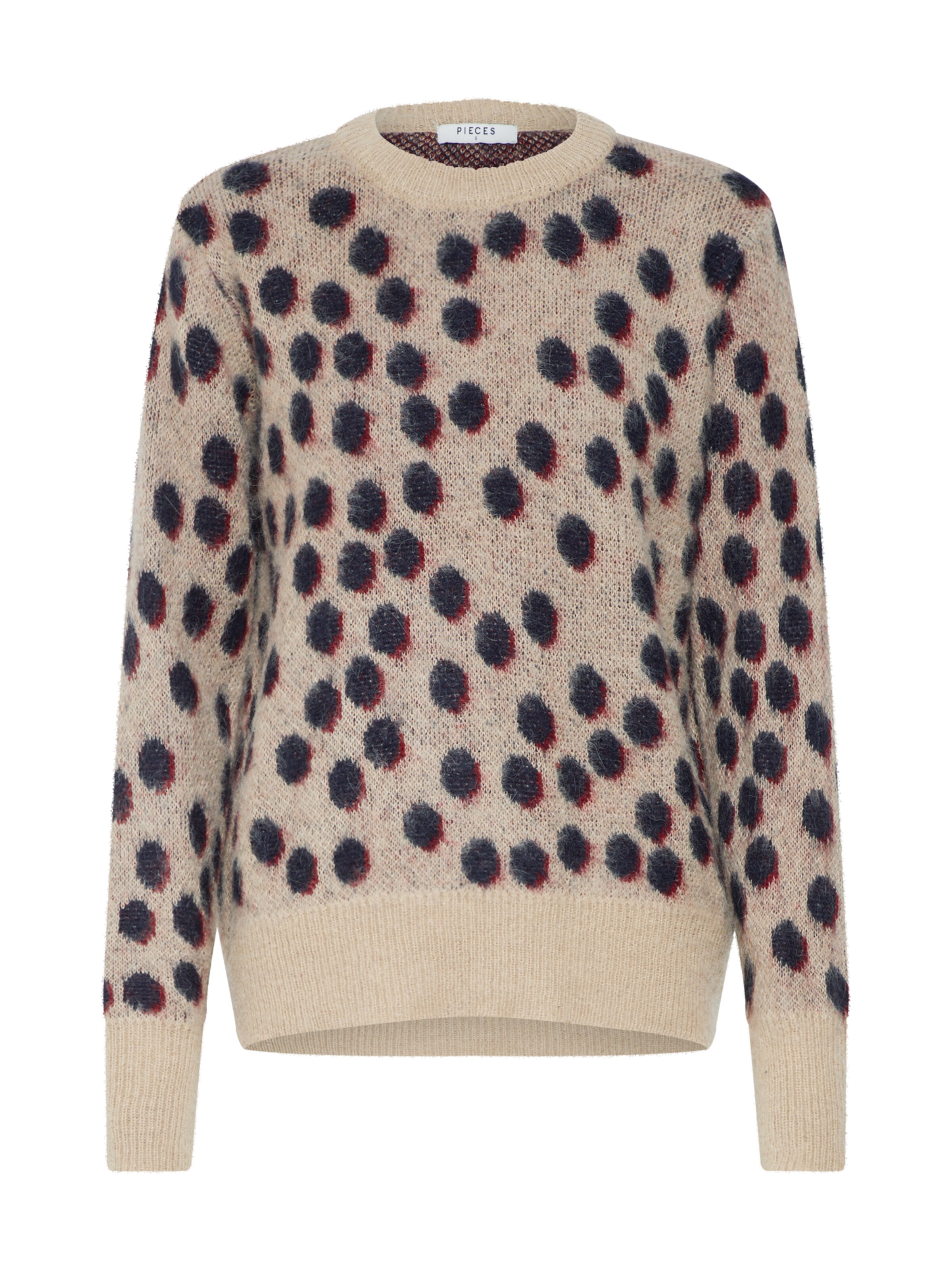 PIECES - Trui 'CHAIM' in de kleur Beige