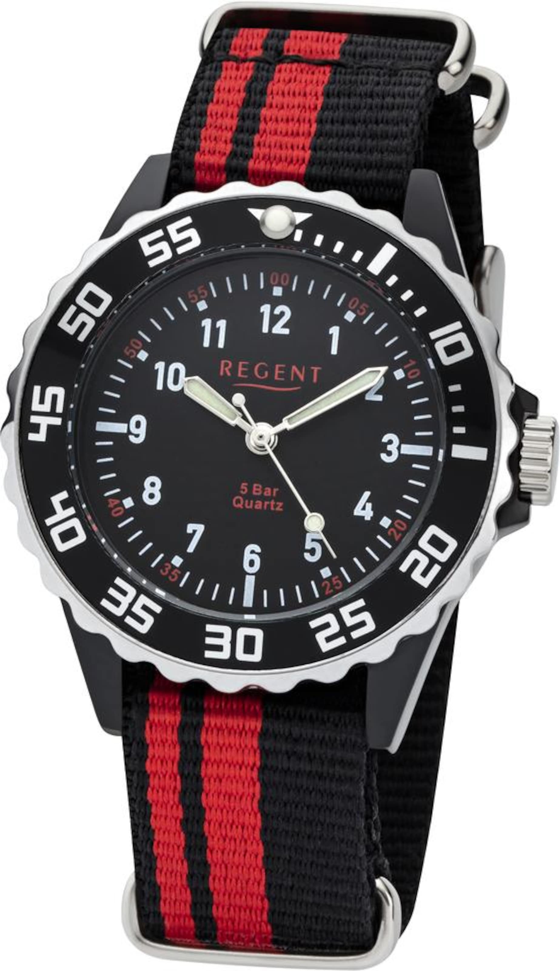 REGENT Watch in Red: front