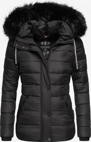 NAVAHOO Winter Jacket 'Zuckerbiene' in Black