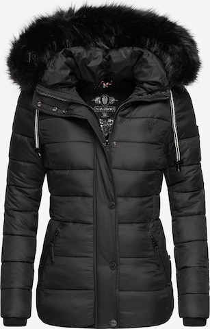 NAVAHOO Winter Jacket 'Zuckerbiene' in Black