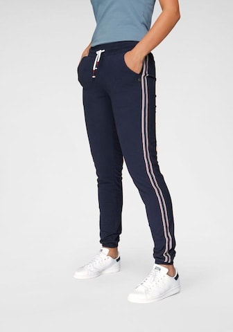 OCEAN SPORTSWEAR Loose fit Workout Pants in Blue: front