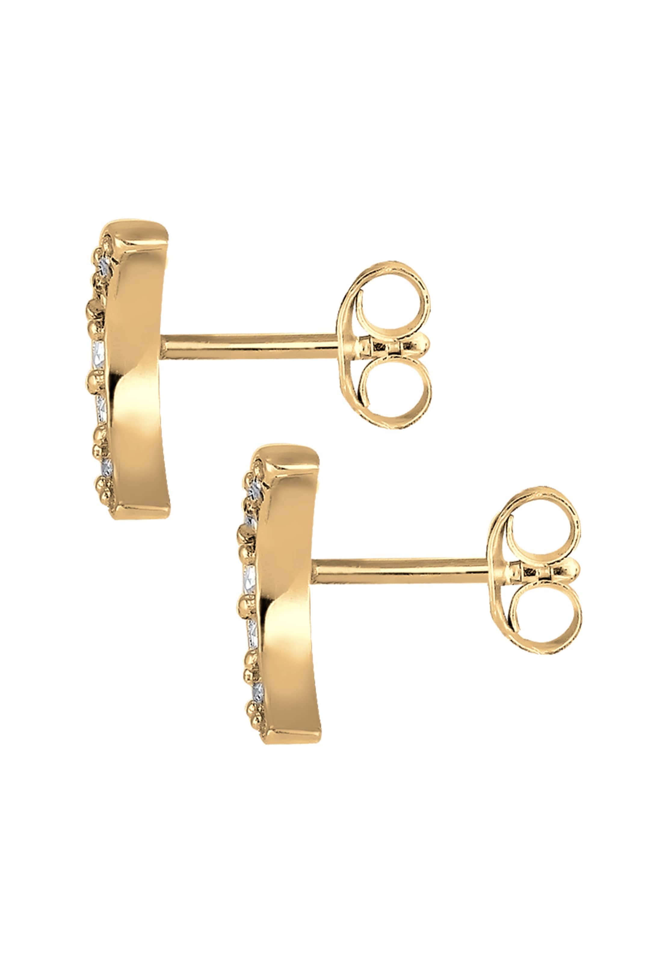 Boucles d'oreilles 'Halbmond' ELLI en or