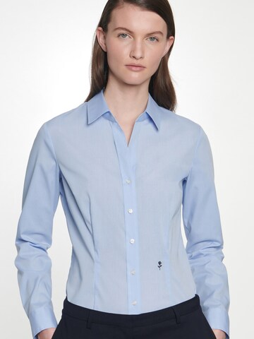 Camicia da donna di SEIDENSTICKER in blu: frontale