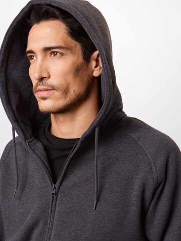 Urban Classics Zip-Up Hoodie in Grey