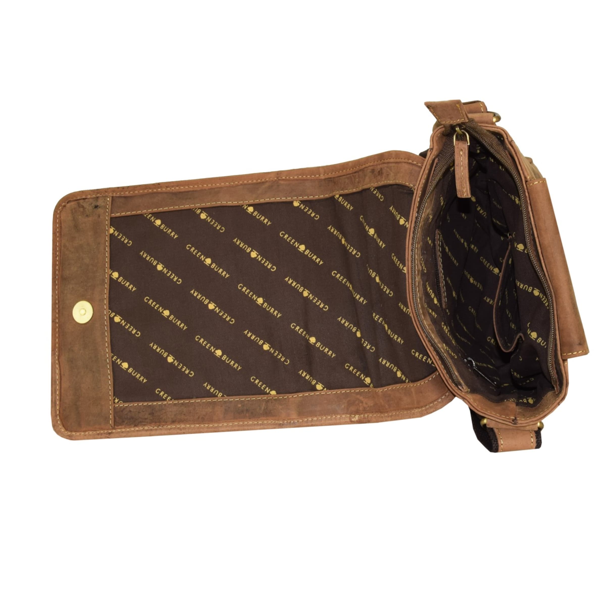 Sac à bandoulière GREENBURRY en marron