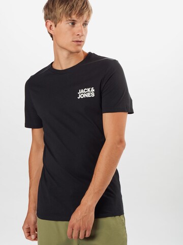 JACK & JONES Tričko - Čierna: predná strana