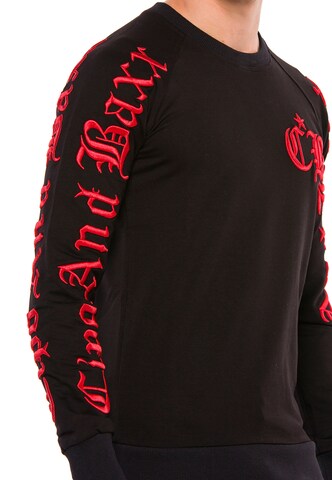 CIPO & BAXX Sweatshirt in Zwart