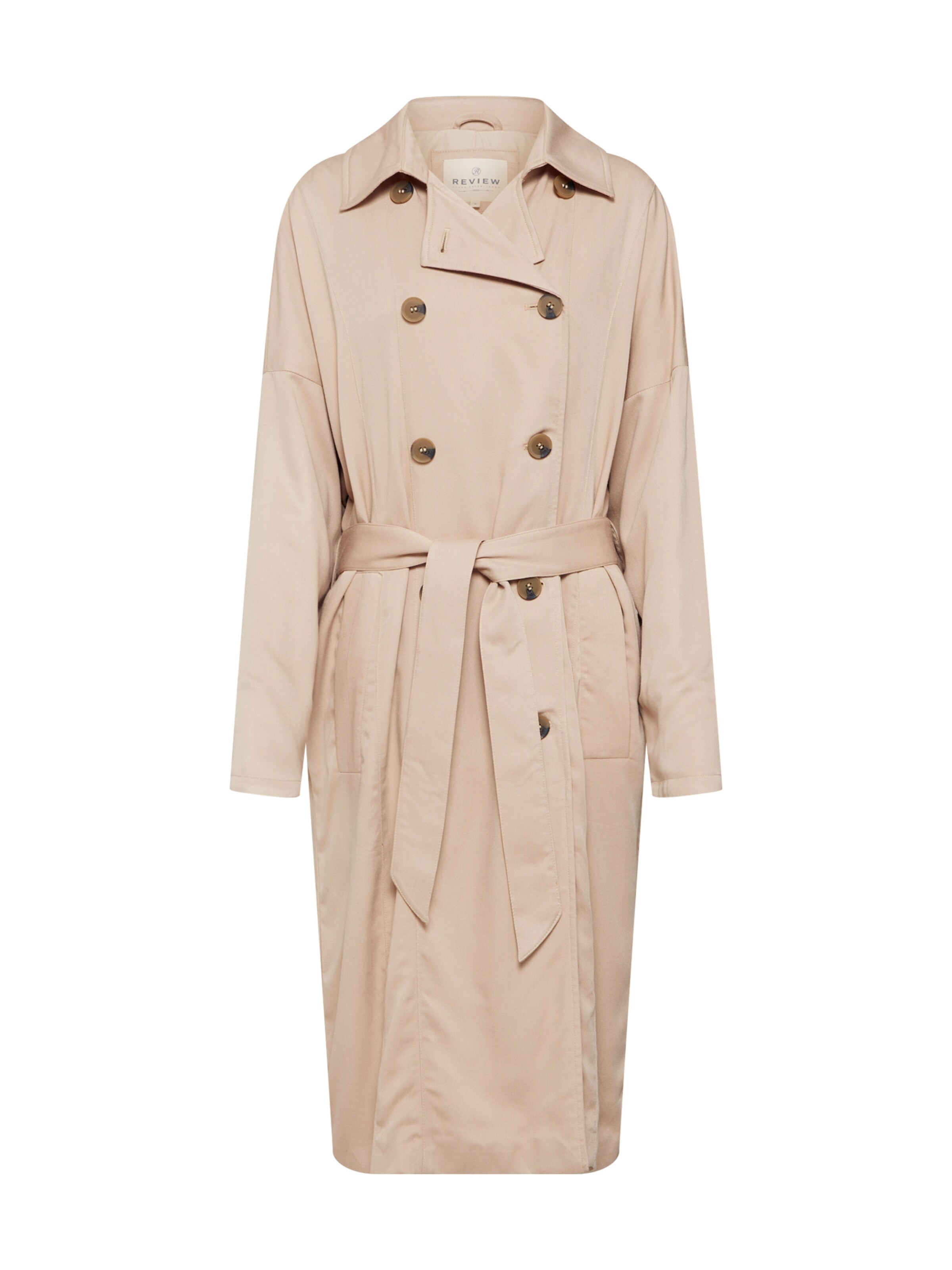 Review - Mantel 'VISCOSE TRENCH D-MANTEL' in beige