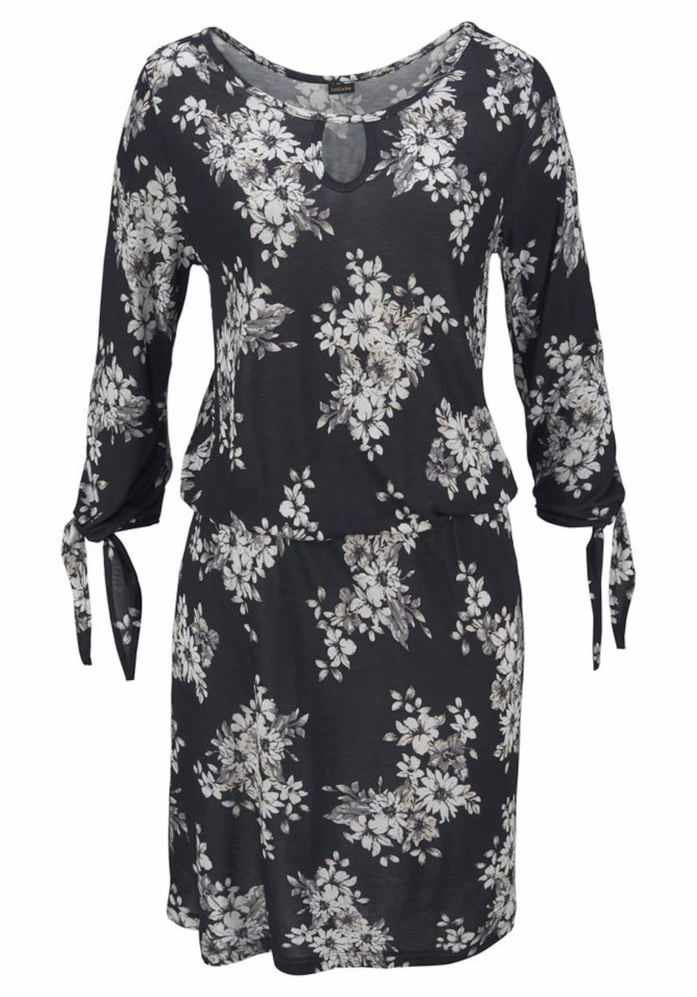 LASCANA Φόρεμα παραλίας σε μαύρο: μπροστά