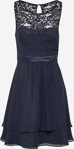 Robe de cocktail VM Vera Mont en bleu : devant