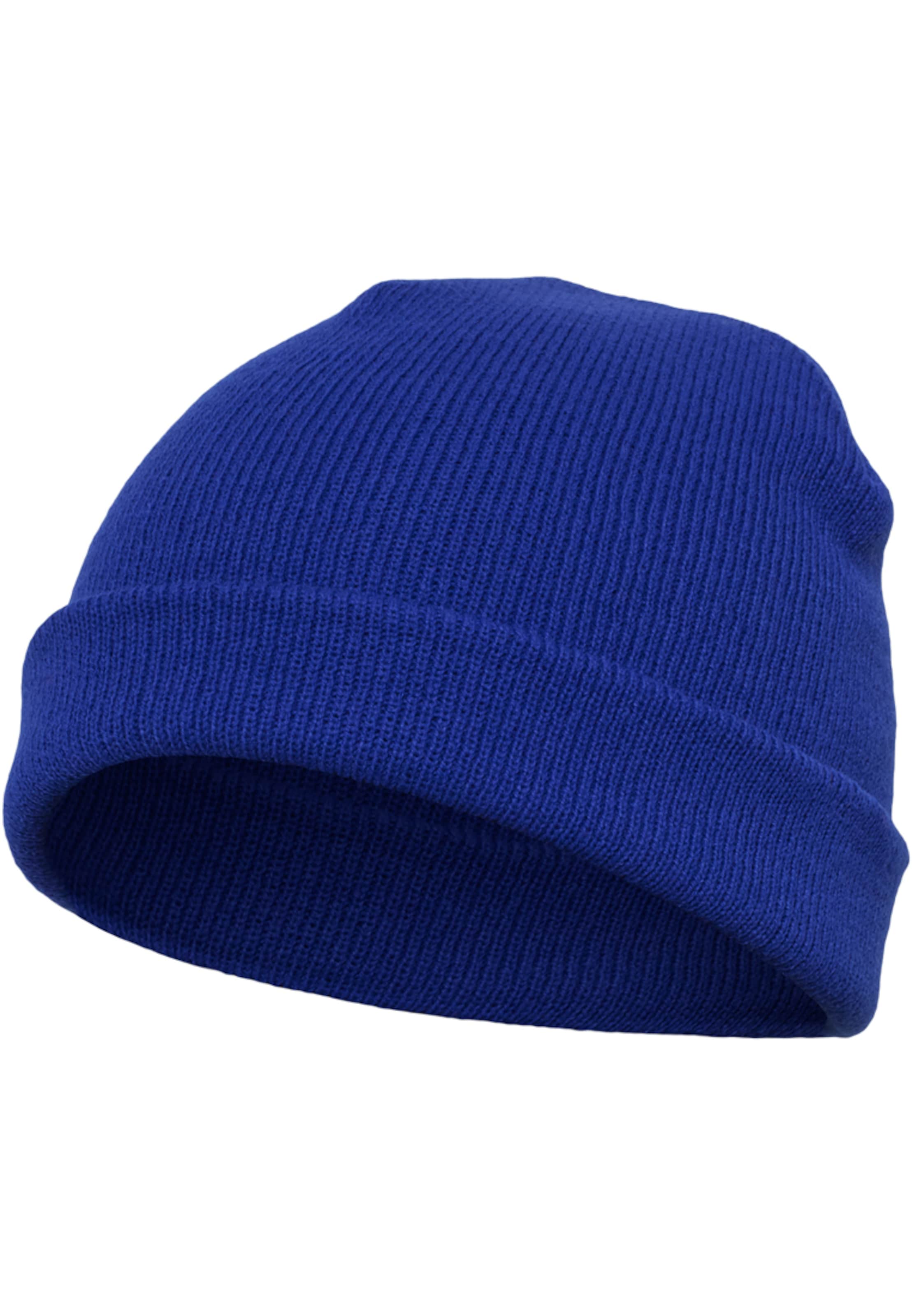 Bonnet 'Yupoong' Flexfit en bleu : devant