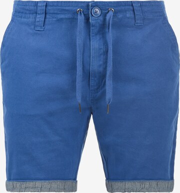 !Solid Regular Chino 'Lagoa' in Blauw: voorkant