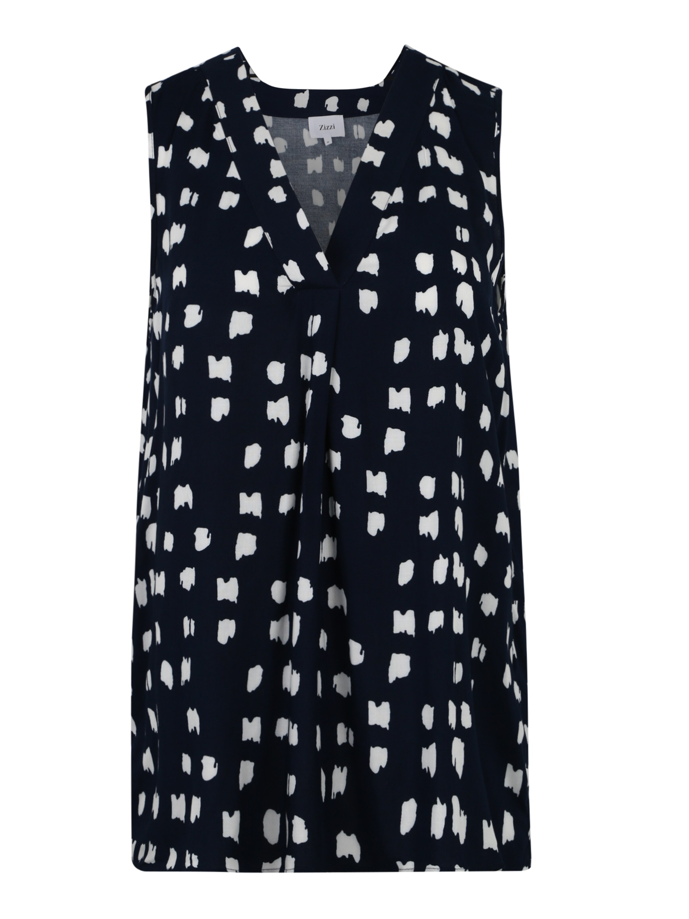 Zizzi - Blouse 'VVIGA' in de kleur Donkerblauw