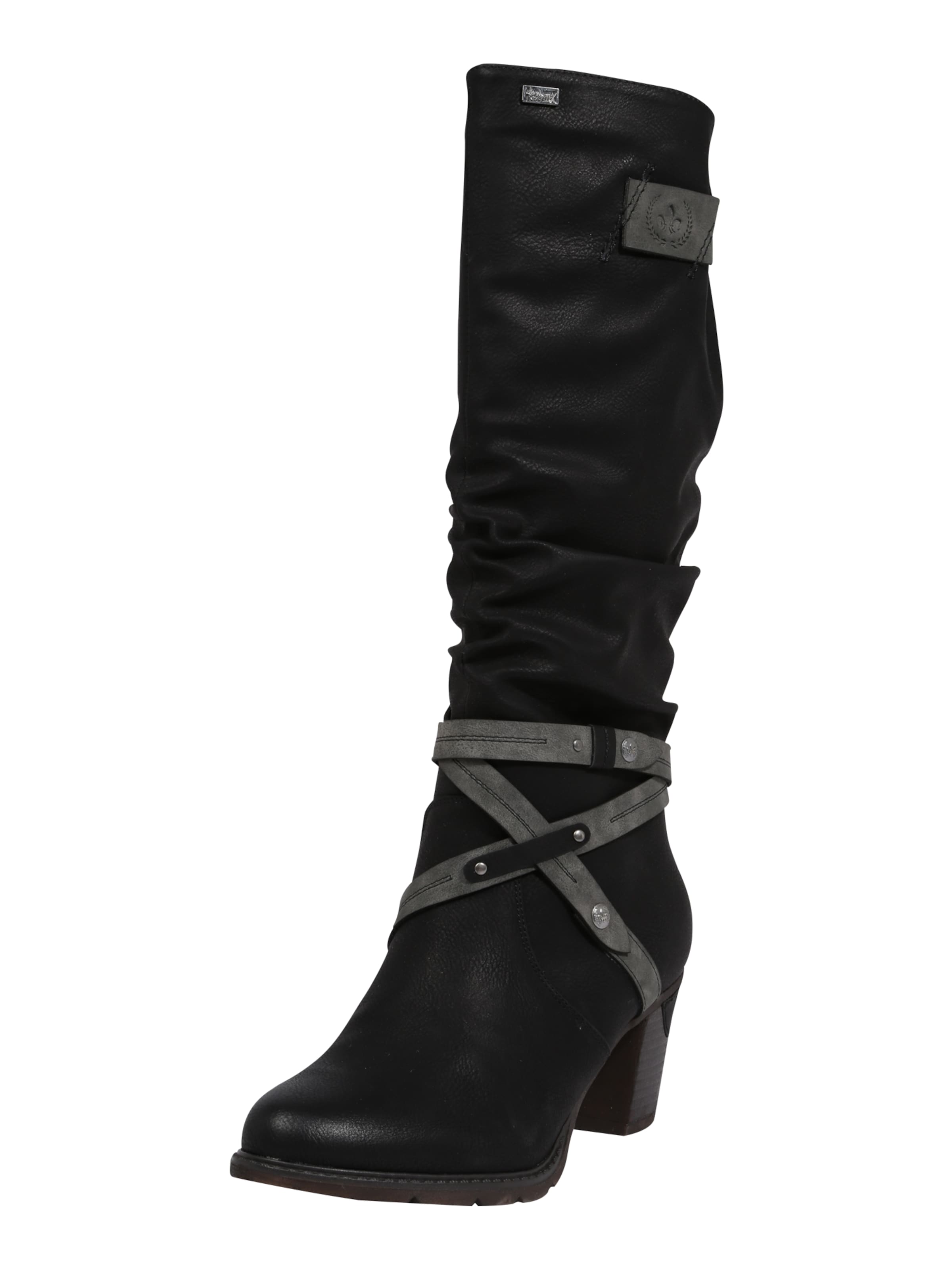 Rieker Boots in Black: front