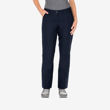 JACK WOLFSKIN Regular Outdoor Pants 'Arctic Road' in Blue: front