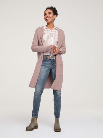 heine Strickjacke 'CASUAL' in Pink