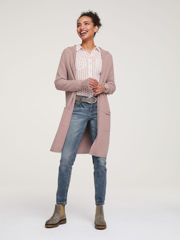 heine Knit Cardigan 'CASUAL' in Pink