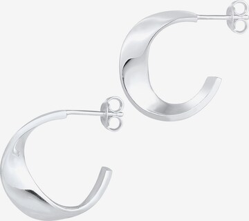 ELLI Earrings 'Creole' in Silver