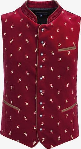 STOCKERPOINT Traditional vest in Red: front