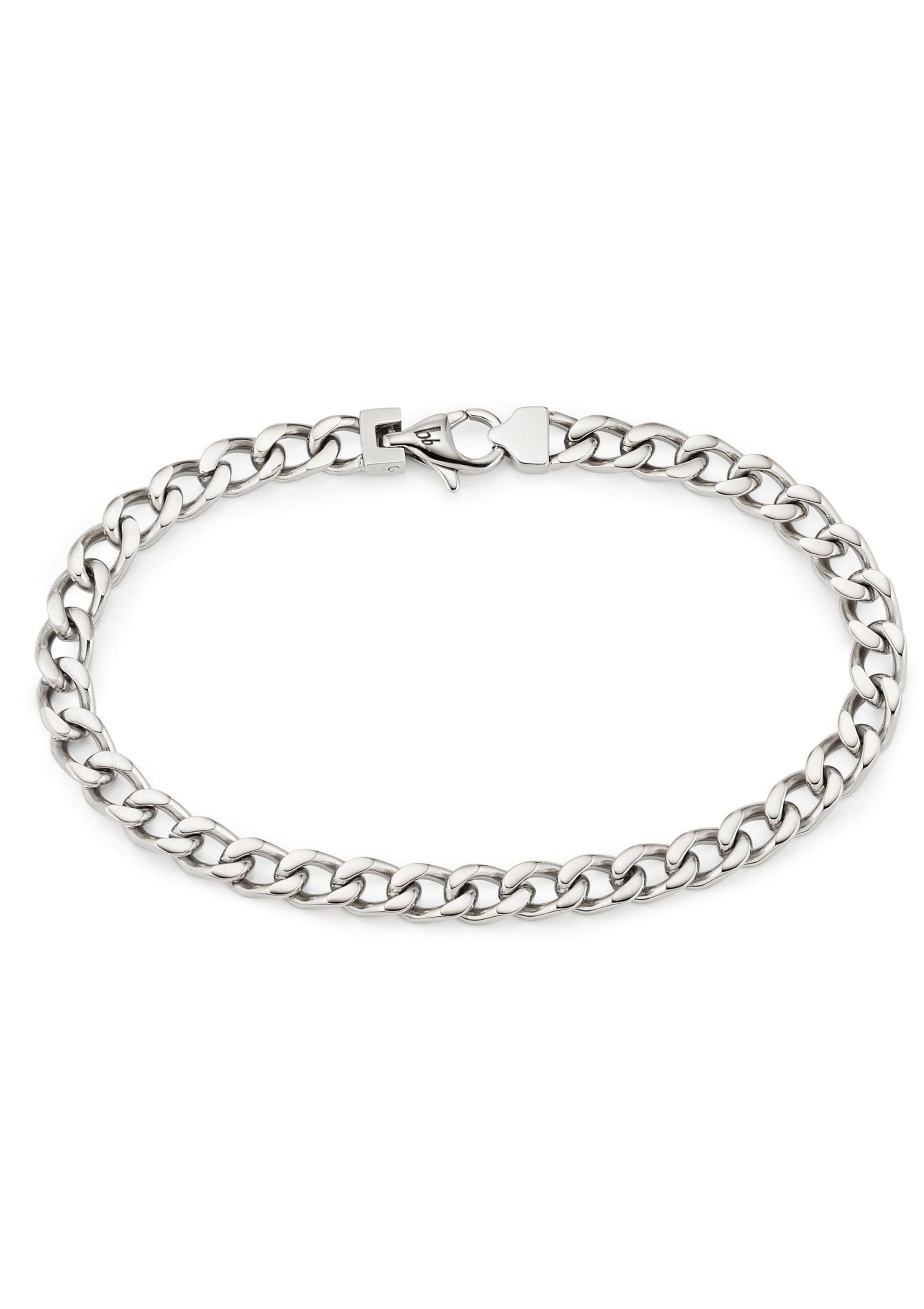 Bruno Banani Armband 'B0028B/20/00' in Grau: Vorderseite