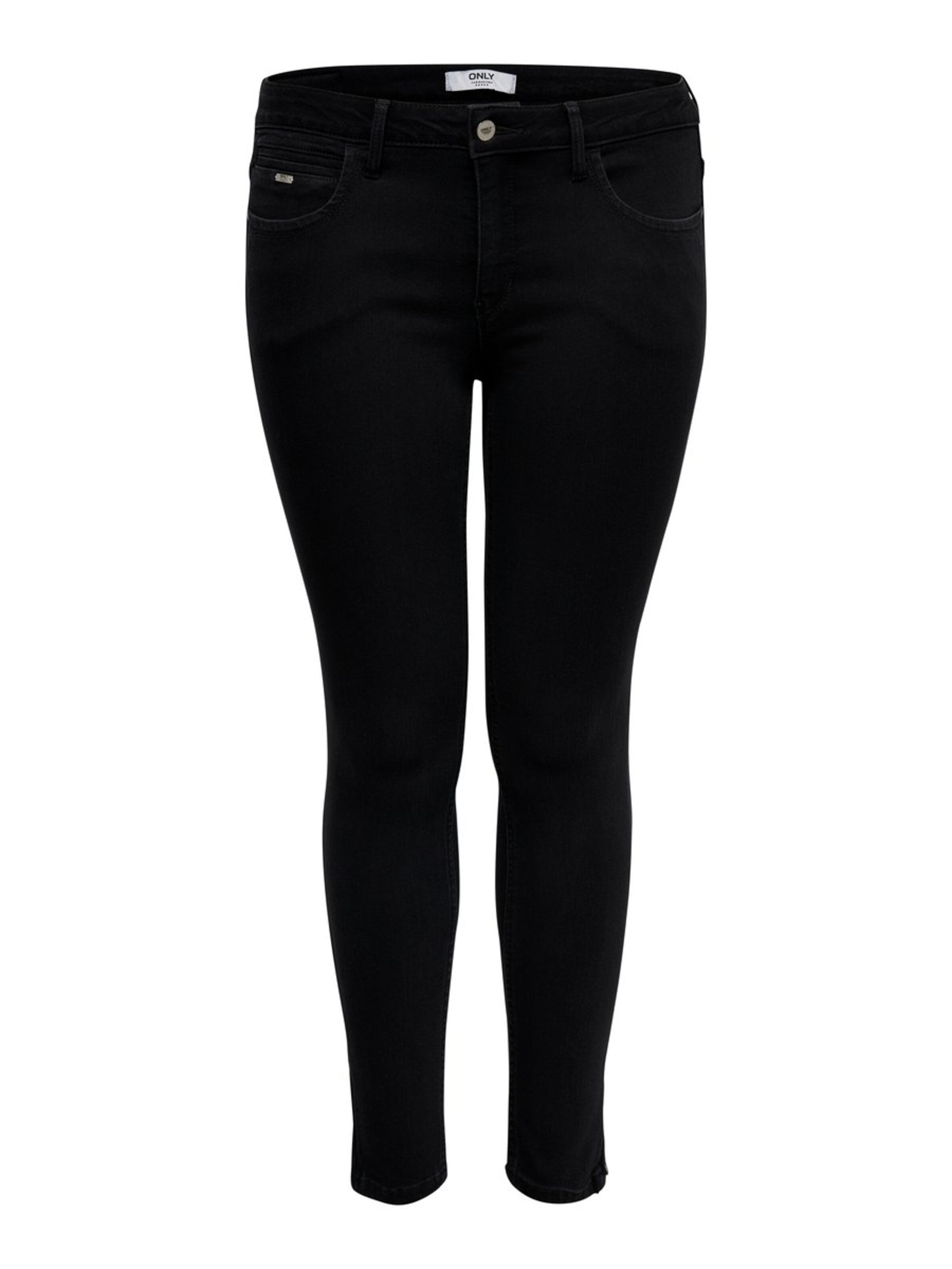 ONLY Carmakoma - Jeans 'Curvy Karla Reg' in de kleur Zwart