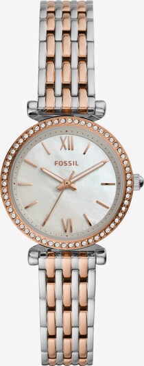 FOSSIL Analog klocka 'Carlie Mini' i guld / silver / pärlvit, Produktvy