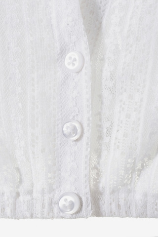 MARJO - Blusa tradicional 'Emma-Linda' en blanco