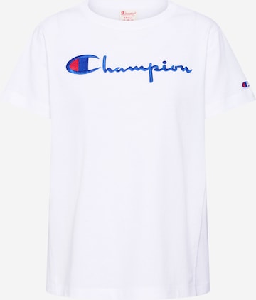 Champion Reverse Weave Shirt in Wit: voorkant