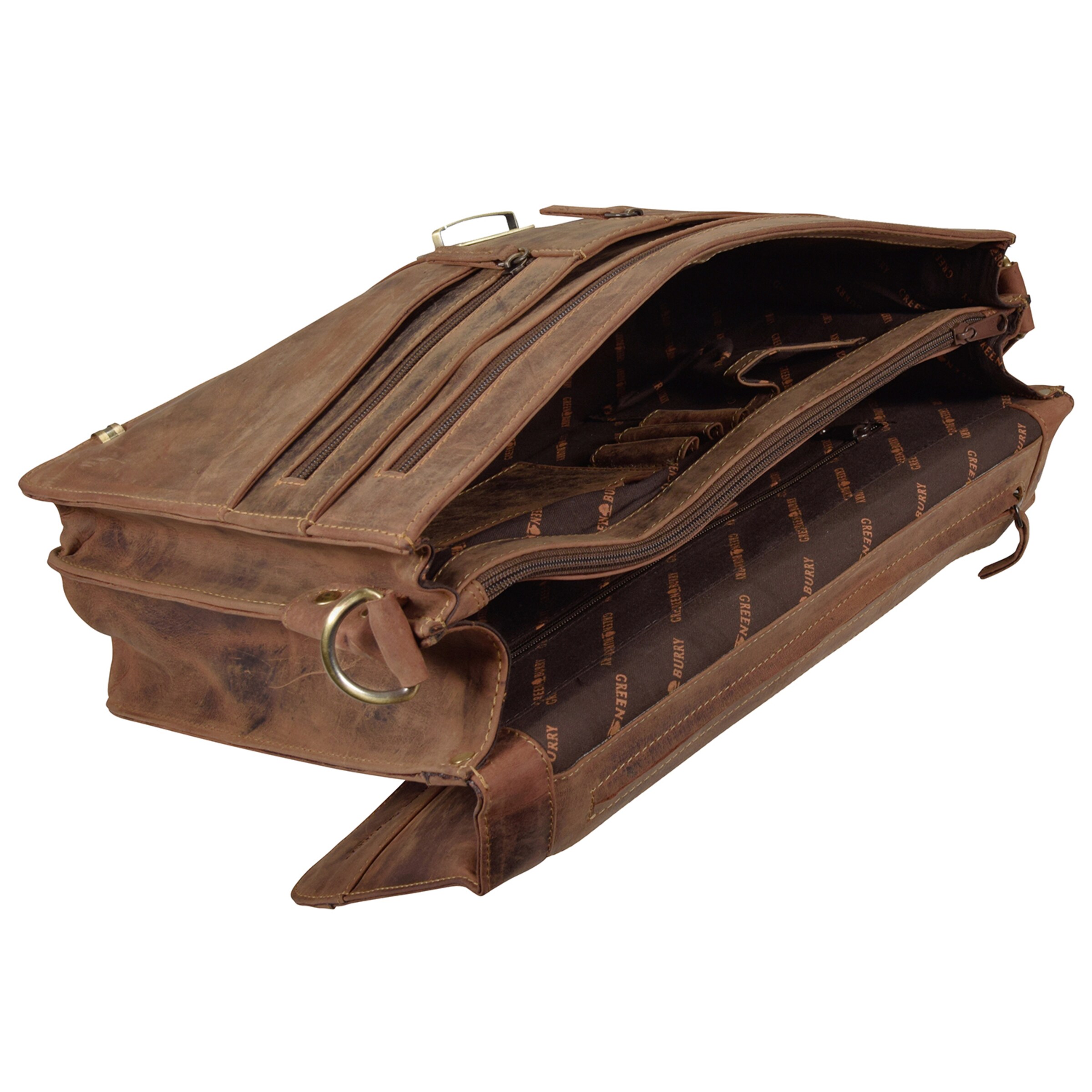 Porte-documents GREENBURRY en marron