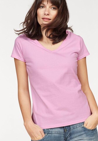 FRUIT OF THE LOOM Shirt in Pink