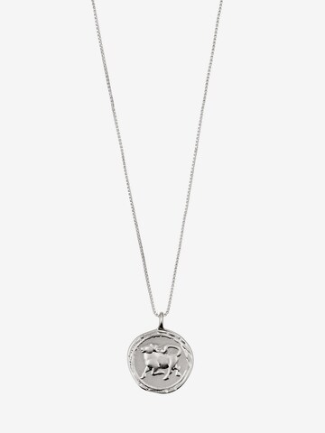 Pilgrim Ketting 'Taurus Zodiac Sign' in Zilver