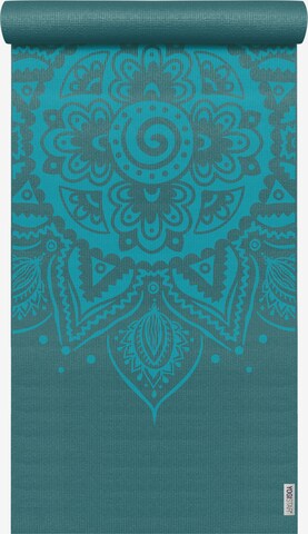 YOGISTAR.COM Mat 'Basic Art Collection Spiral Mandala' in Green: front