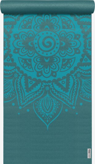 YOGISTAR.COM Yogamatte 'Basic Art Collection Spiral Mandala' in aqua / petrol, Produktansicht