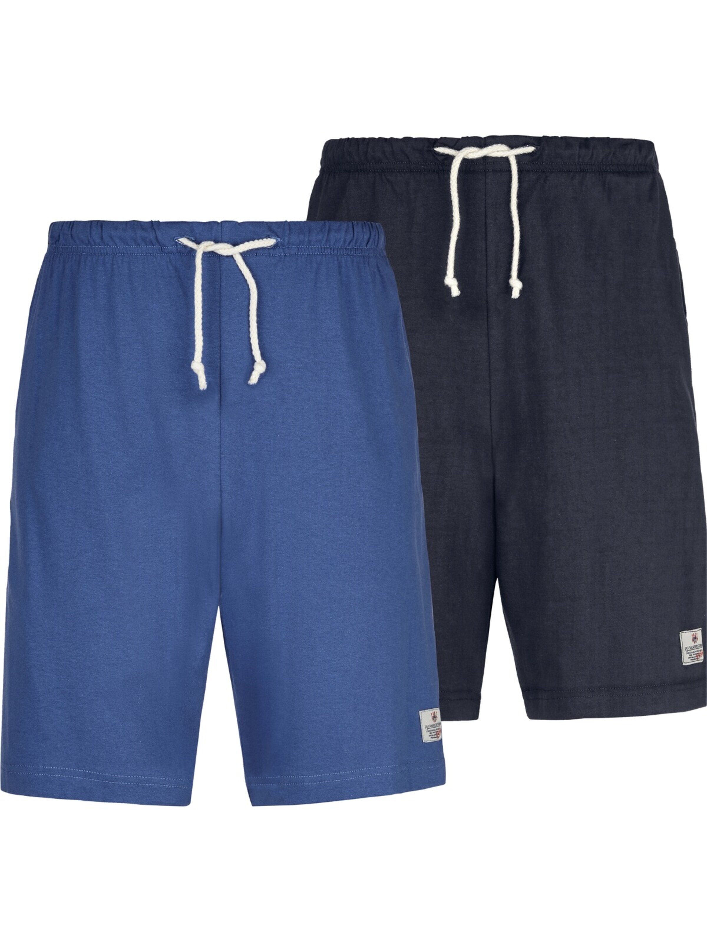 Jan Vanderstorm Pajama pants 'Charle' in Blue: front